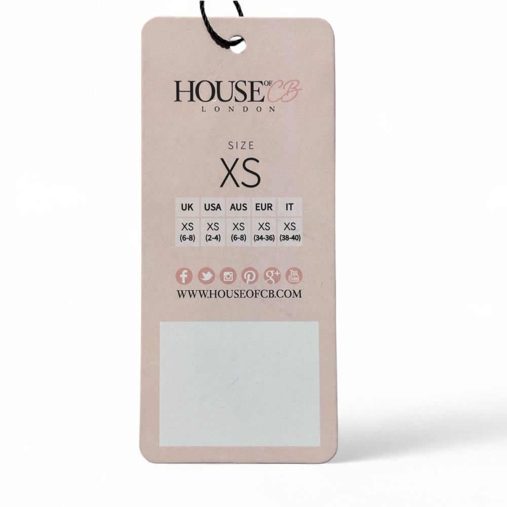 House of CB Sheer Lace Corset Top Black V-Wire NWT XS - Picture 6 of 8